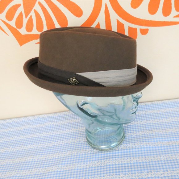 Goorin Bros Other - Goorin Bros Curly Pork Pie Brown Hat L